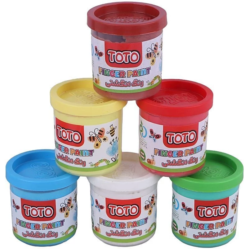 رنگ انگشتی 6 رنگ توتو 7103