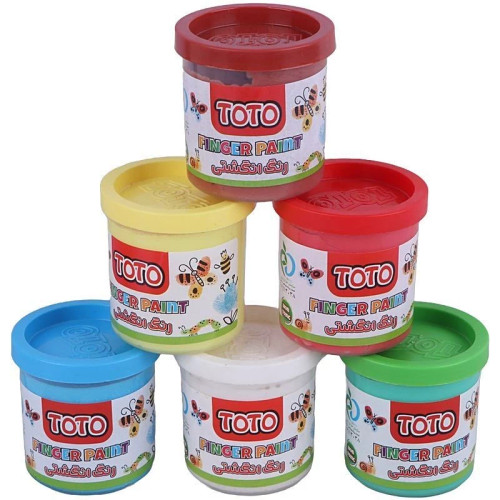 رنگ انگشتی 6 رنگ توتو 7103