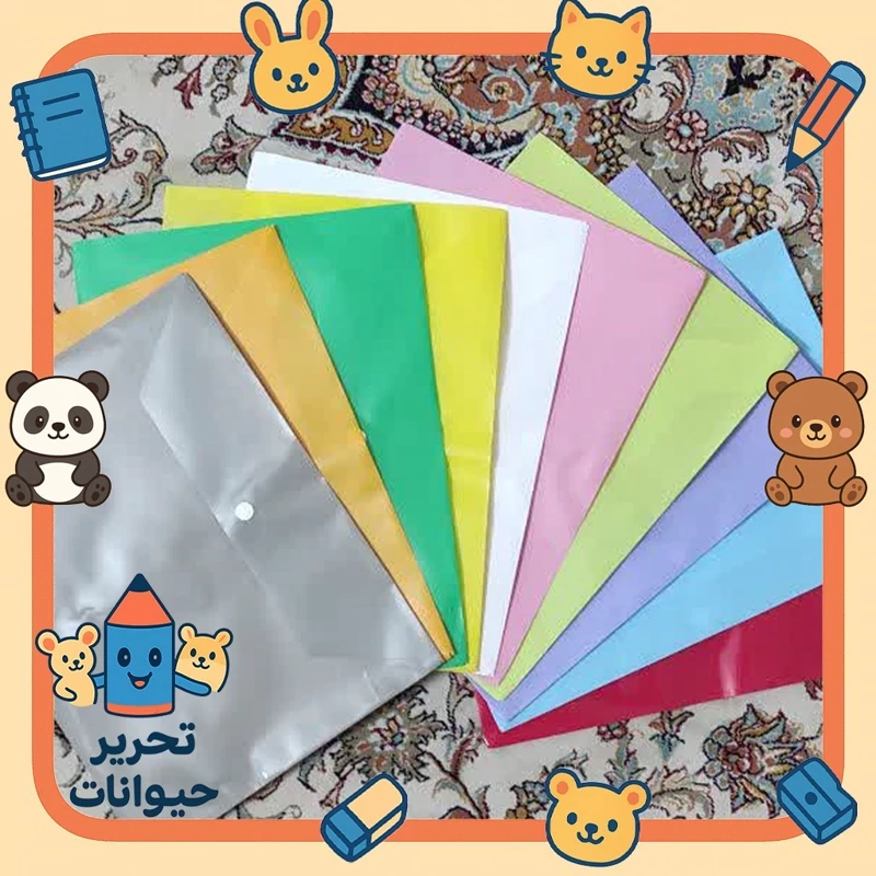 پوشه دکمه دار سایز A4