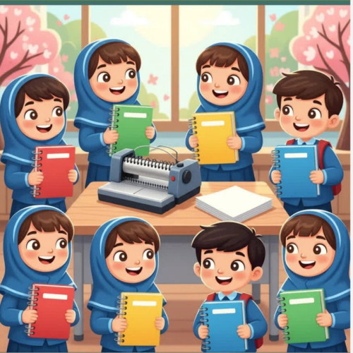 فنری کردن کتاب درسی