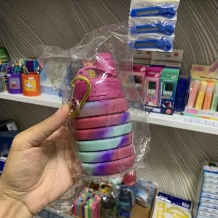 قمقمه سیلیکونی اورجینال رنگ صورتی