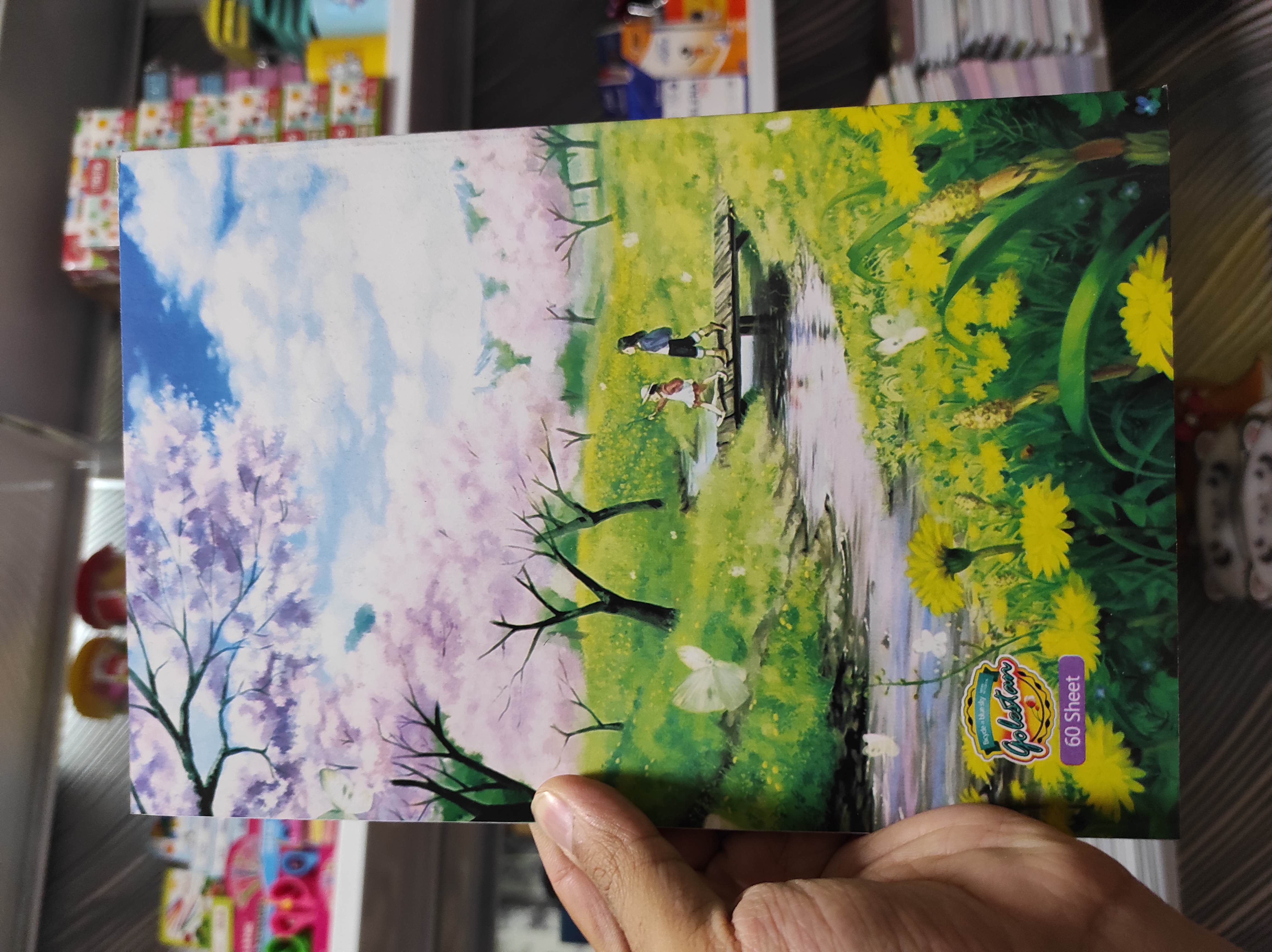 دفتر تعاونی 60 برگ منگنه ای برند گلستان مدل B.B 4006