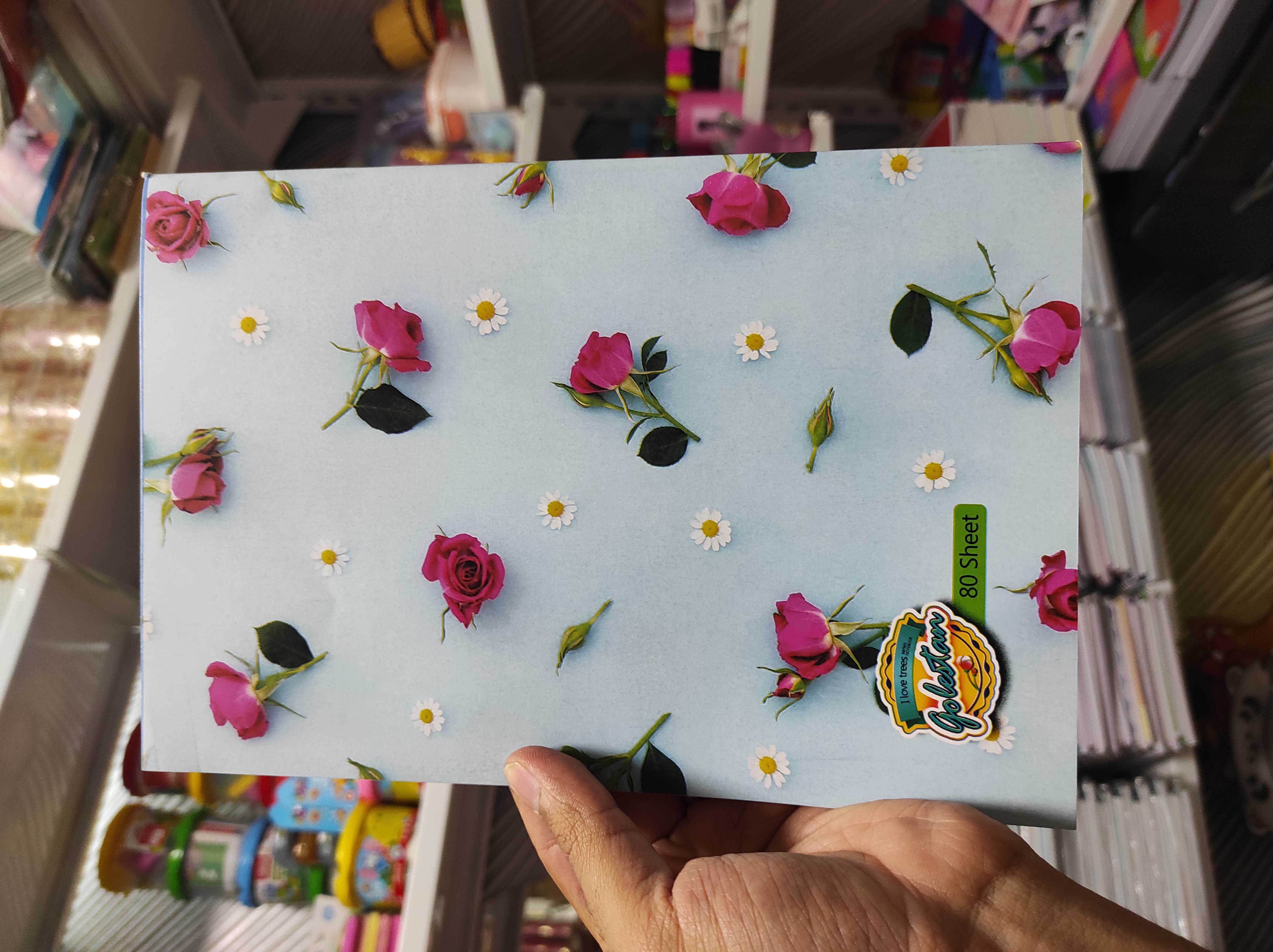 دفتر تعاونی 80 برگ منگنه ای برند گلستان مدل MT-992