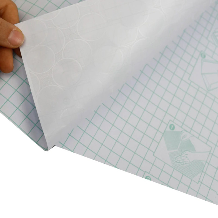 جلد کتاب چسبی طرح دار کیفیت ممتاز Toproll 36*50cm بسته 10 عددی (جلد آماده سلفون پشت چسب دار)